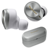 True Wireless Bluetooth Earbuds with Advanced Noise Cancelling, 3 Device Multipoint Connectivity (Silver) Technics