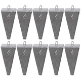 Fishing Weights Sinkers Saltwater Fishing Sinkers Pyramid Weights for Ocean Saltwater Surf Fishing Gear Tackle 1oz 2oz 3oz 4oz 5oz 6oz 8oz JSHANMEI