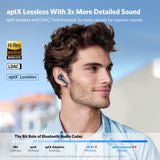 Air Pro 4 Adaptive Hybrid Noise Canceling Wireless Earbuds, Qualcomm Snapdragon Sound, aptX Lossless (Royal Blue) EarFun