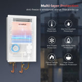 CAMPLUX Tankless Water Heater Propane Outdoor, Up to 6.4 GPM, 150,000 BTU