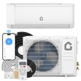 GarveeHome SEER 22 12000BTU 115V Mini Split Air Conditioner | Energy-Efficient Inverter AC System with WiFi, Remote Control & Easy Installation Kit for Rooms Up to 750 Sq.Ft