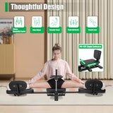 TFCFL Heavy Duty Leg Stretcher Machine Gymnastics Yoga Splits Leg Stretching Flexibility MMA Home Gym Training Fitness Martial Equipment Machine, 180 Degrees pro Leg Stretcher Split Machine TFCFL
