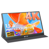 KYY 4K Portable Monitor for Laptop 15.6" UHD Laptop Monitor Portable VESA
