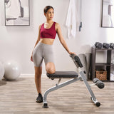 Lifepro Roman Chair Hyperextension Bench - Adjustable Back Extension Machine for Glutes, Hamstrings, and Lower Back - Foldable Multipurpose Exercise Equipment