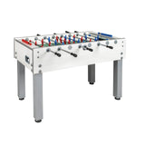 Garlando G-500 Foosball Table, 50” Inch, Weatherproof, Indoor & Outdoor - Premium Soccer Table for Game Room, Bars, and Patios, Includes 10 Balls, white (26-7938)