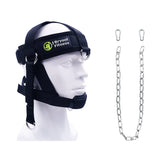 J Bryant Neck Harness Head Weight Lifting with Chain Adjustable Strap Neck Exercise Equipment J Bryant