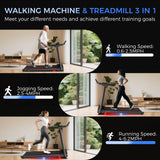 Treadmill with Incline 3-in-1 Portable Treadmills for Home Small, Incline Walking Pad Treadmill with Handle Bar, Walking Pad Foldable