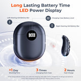 Villear OTC Hearing Aids for Seniors, 16-Channel Digital Chip for Clear Speech, Intelligent Noise Reduction & Anti-Howling, 80Hrs Rechargeable, Invisible Comfortable Fit for People with Hearing Loss