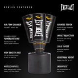 Everlast P00001266 Powercore Free Standing Indoor Rounded Heavy Duty Fitness Training Punching Bag Everlast