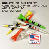 Pride Performance Plastic Golf Tees - 100 Count, 1-1/2 Inch - #1 Brand on The Tour