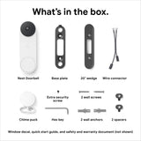 Google Nest Doorbell - (Wired, 2nd Gen) - Wired Video Doorbell Camera - Doorbell Security Camera - Linen
