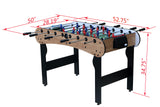 GOWE 5Ft Soccer Table,Foosball Table,Football Table,Game Table, Table Soccer,Table Football,Children's Game Table,Table Games