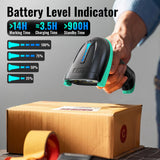 Tera Barcode Scanner with Battery Indicator: 1D Wireless, 5100 Teal