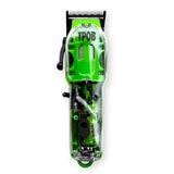 TPOB Slime 2 Barber Hair Clippers for Men 6800 RPM with Matte Green Case and X Fade Blade