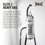 Everlast Elite 2 Heavy Bag (White | 80 lb)