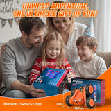 zingzoom Remote Control Car, Rechargeable RC Cars & Remote 360° Flips Rotating 2.4Ghz 4WD All Terrain Stunt Race Car Toy Christmas Birthday Gift for Kids Boys 3-12