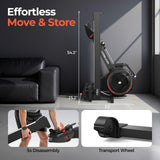 YOSUDA R2 Rowing Machine for Home, Professional Adjustable Air Resistance Rower Machines with Self-Powered Monitor, 53.7'' Row Rail