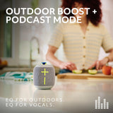 Ultimate Ears WONDERBOOM 4 Portable Waterproof Bluetooth Speaker with Balanced 360-Degree Sound and Bass, Dustproof Floating Speaker with 131ft (40m) Range - Blue