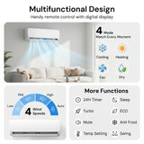 MEPTY 12000BTU Mini Split AC/Heating System