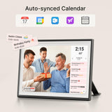 Frameo 10.1" Digital Picture Frame, Smart WiFi Digital Photo Frame with 1280x800 HD IPS Touch Screen 32GB Storage Auto-Rotate Wall Mounted, Share Photos/Videos from Phone Anywhere(Black&White)