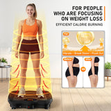 Vibration Plate Exercise Machine, 130 Levels Full Body Workout Vibrating Plate for Lymphatic Drainage Weight Loss, 450 Lbs Capacity Shake Fitness