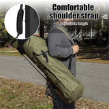 MiOYOOW Fishing Rod Bag, Waterproof Tackle Storage Bags Adjustable Fishing Accessories Carrier Organiser for Rods Reels Baits Outdoor