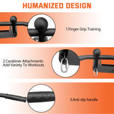 HWOOUSA Wall Mounted Pull Up Bar - Heavy Duty Chin Up Bar, Strength Training, Outdoor Pull-Up Bar for Garage, Joist, Wall Mount - Multifunctional Fitness Bar,Supports up to 600 Lbs HWOOUSA