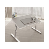 Foldable Lap Desk, Adjustable Angle & Height Portable Bed Laptop Tray Table