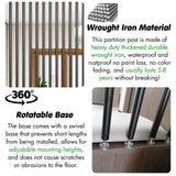 94" Tall Retractable s & Room Dividers - d & Rose d Detive Partits for Kids' Bedrooms Playrooms Daycare - Slish Floor-Mounted Space Savers