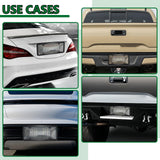2 Pcs Clear License Plate Covers and Frames,Transparent License Plate Holders with Screws & Caps,Rust-Proof Auto Licenses Plates Protector Shields for Standard US Plates