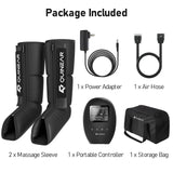 QUINEAR Leg Recovery System for Athletes, Air Compression Recovery Boots Massager for Circulation and Pain Relief - 9 Intensities 60-140 mmHg - FSA-HSA Eligible