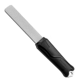 SHARPAL 121N Dual-Grit Diamond Sharpening Stone File Garden Tool Knife Sharpener with Angle Guide Coarse 325 / Extra Fine 1200 Grit