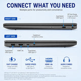 HP 17.3" Large Screen Laptop • 10-Core Intel Core 5 Processor • 16GB RAM • 256GB PCIe SSD • Numeric Keypad • Windows 11 with Copilot AI • Wi-Fi 6 • Home Office & Business Computer for Everyday Use