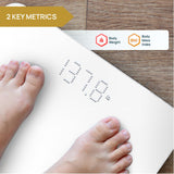 INEVIFIT Smart Bathroom Scale, Highly Accurate Bluetooth Digital Bathroom Body Weight Scale, Precisely Measures Weight & BMI for Unlimited Users
