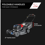 Honda HRX-BE 21-Inch Walk Behind 12 AH Battery Powered Lawn Mower with 2 Battery Bays, Variable Speed Self Propelled Lawn Mower with 2.2 Bushel Capacity, Easy-Off Grass Bag (HRX217YXBEXA6)