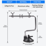 FUSIGO Fishing Line Spooler Winder, Adjustable Fishing Reel Spooler with Clamp Spooling Station for Spinning Casting Reels Winding System Device with Clamp
