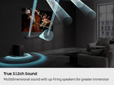 Samsung Q Series Soundbar (2025 Model), HW-Q600F 3.1.2 Channel Soundbar with Wireless Subwoofer, Supports Dolby Audio/DTS Virtual:X, Q-Symphony, and Gaming Pro Mode for Immersive TV & Movies.
