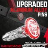 Keppi 900LB Weight Bench, Adjustable Foldable Workout Bench Press for Full Body Strength Training, Incline Decline Bench with Fast Folding - New Version Keppi