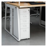 Slim le Metal File Cabinet with Lock - 5 Ders for Legal/Letter/A4 Files - Office Sto in d - Secure Filing Solut for Home/Office