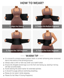 SHAPELLX Waist Trainers for Women Belly Fat Underbust Waist Cincher Corset Hourglass Body Shaper Sport Girdle Faja Black