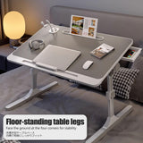 60×40cm Foldable Lap Desk, Portable Bed Tray Table for Laptop Work & Movies