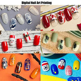 3D Nail Art Printer, Nail Printing Machine with 10.1-Inch Display Screen, 2400DPI Printing Resolution and Support APP Control