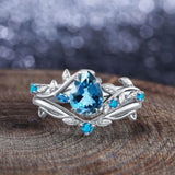 Topaz Wedding ring set (Topaz)