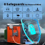 Hillhub Portable Propane Water Heater for Camping, Instant Hot Water Heater On Demand with 4000mAh Battery for Outdoor Showering and Cleaning, Included Water Pump & Showerhead