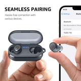 Wireless Earbuds Bluetooth 5.3 Headphones, App Customize EQ, Ergonomic Design, 55H Playtime, Wireless Charging TOZO