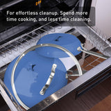 MsMk 5-Piece Ceramic Non Stick Pans Set 8, 10, 12 Inch Frying Pans, 10inch and 12 Inch with Tempered Glass Lids, Stay-Cool Handles