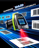 Eyoyo Handheld 1D 2D QR Bluetooth Wireless Barcode Scanner with Screen
