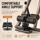 HARISON Inversion Table for Back Pain Relief - Decompression Back Stretcher, 350LBS Capacity Strength Training Inversion Equipment, Decompression Table with Safe Belt & Comfortable Ankle Holders