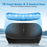 Natini Vibration Plate Exercise Machine, Vibration Plate for Lymphatic Drainage, Whole Body Workout Vibration Fitness Platform (Black)