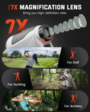 Bestsee Golf Rangefinder with Slope - 1500 Yards Laser Range Finder Golf,High-Precision Flag Pole Locking Vibration